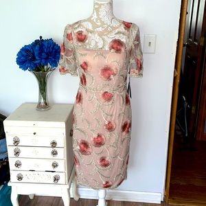 NWT Stunning Adrianna Papell floral dress